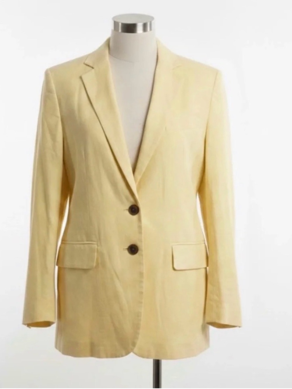 Women's butter Yellow SinglBlazer
